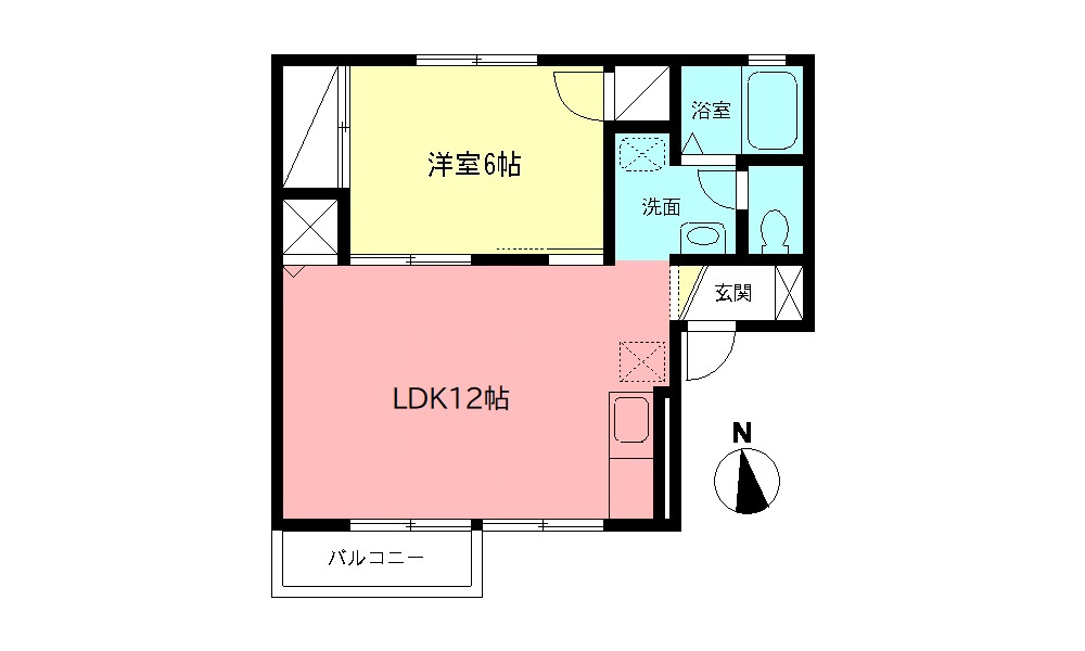 クレールの間取り