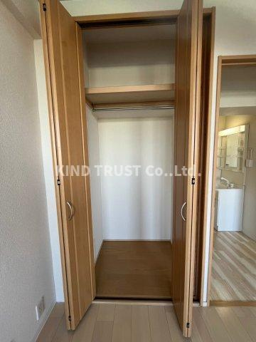 中津リバーサイドコーポC棟の収納|たっぷりとした収納スペースです