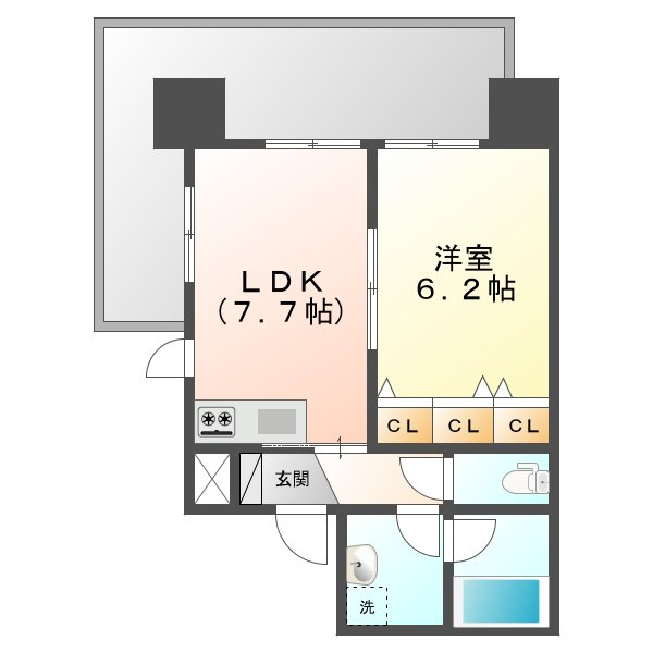 ハアラン高柳の間取り