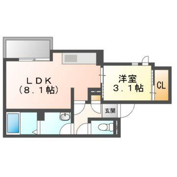 ＧＲＡＮＤＴＩＣ平井の間取り