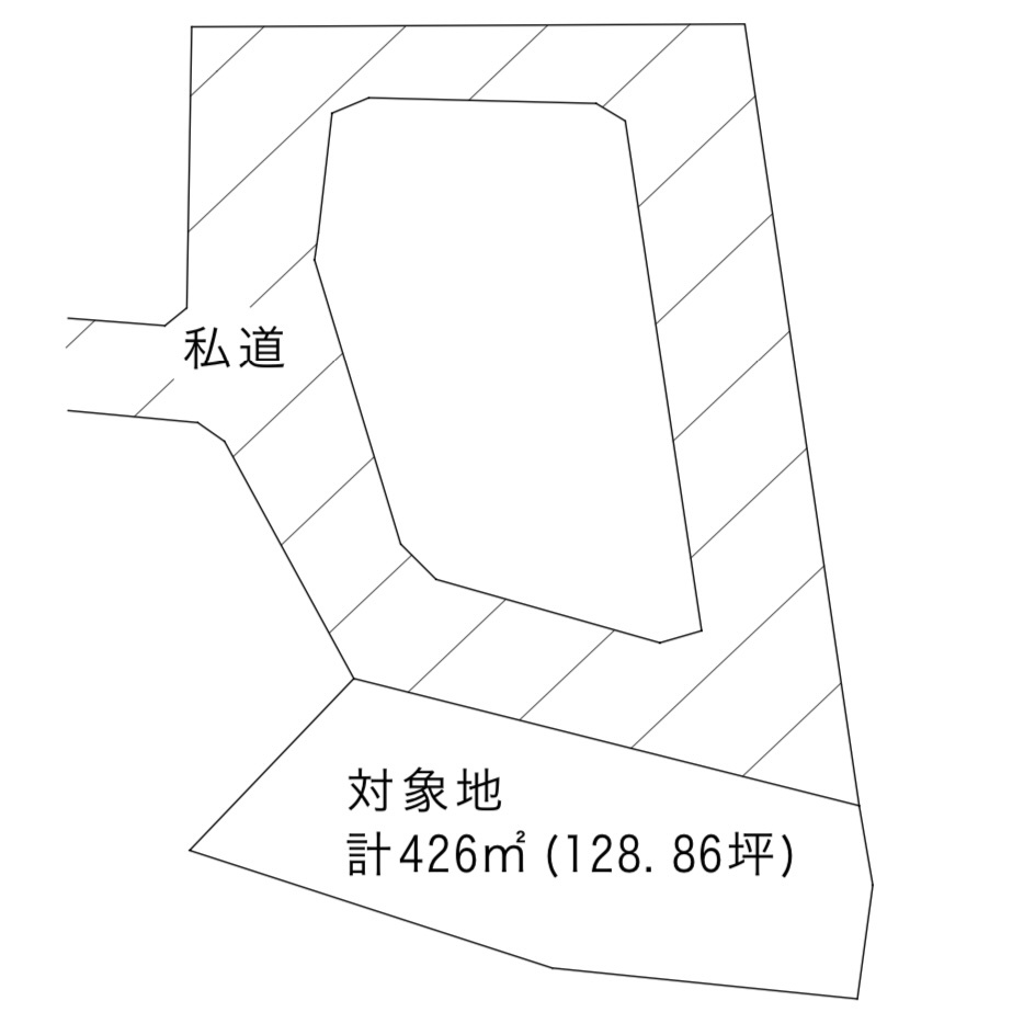 大宮町　売地の土地図
