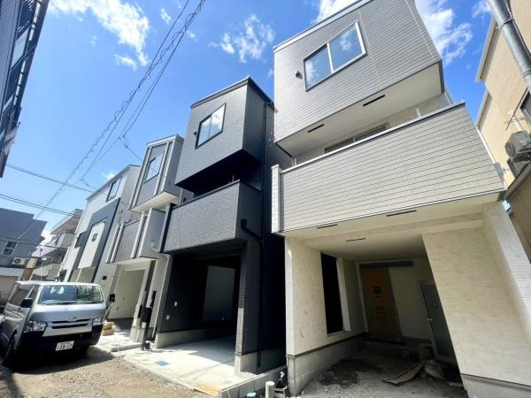 横浜市鶴見区矢向４丁目の新築一戸建の外観|同仕様物件もご案内をさせて頂きます。
お車でご自宅まで送迎承ります。