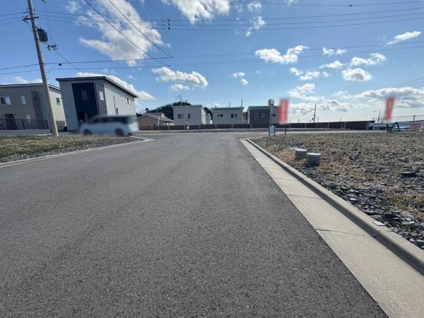 和歌山市栄谷　土地の前面道路含む現地写真