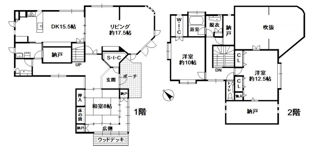 【間取り】 | 大室高原別荘地　戸建