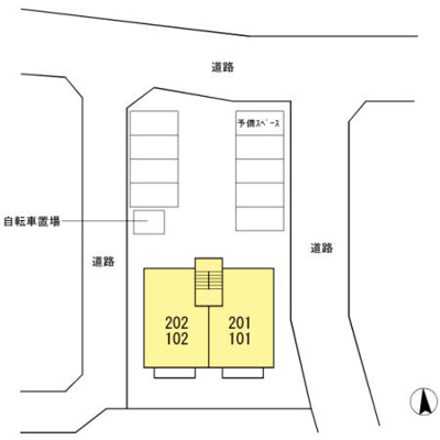 【区画図】 | ハイツ木船