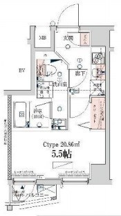ベルシード横濱WESTの間取り