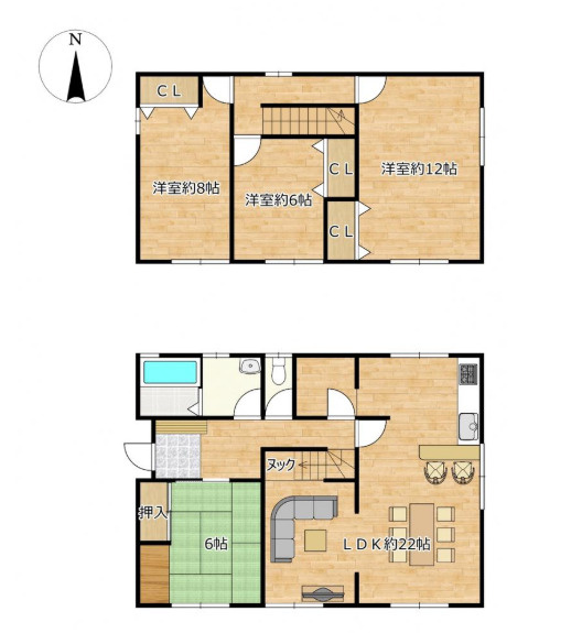 高崎市新町　中古2499の区画図