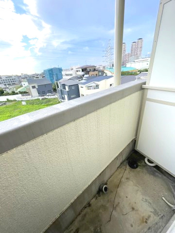 山口ハイツのバルコニー