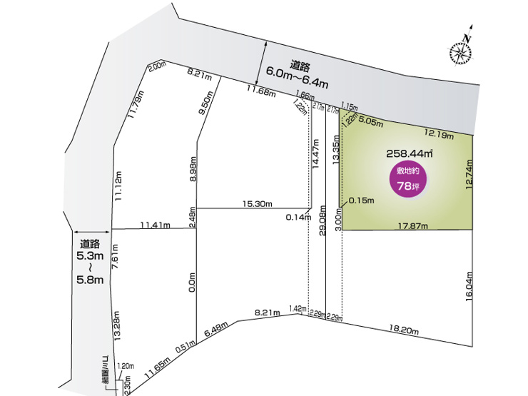 【３号地：区画図】