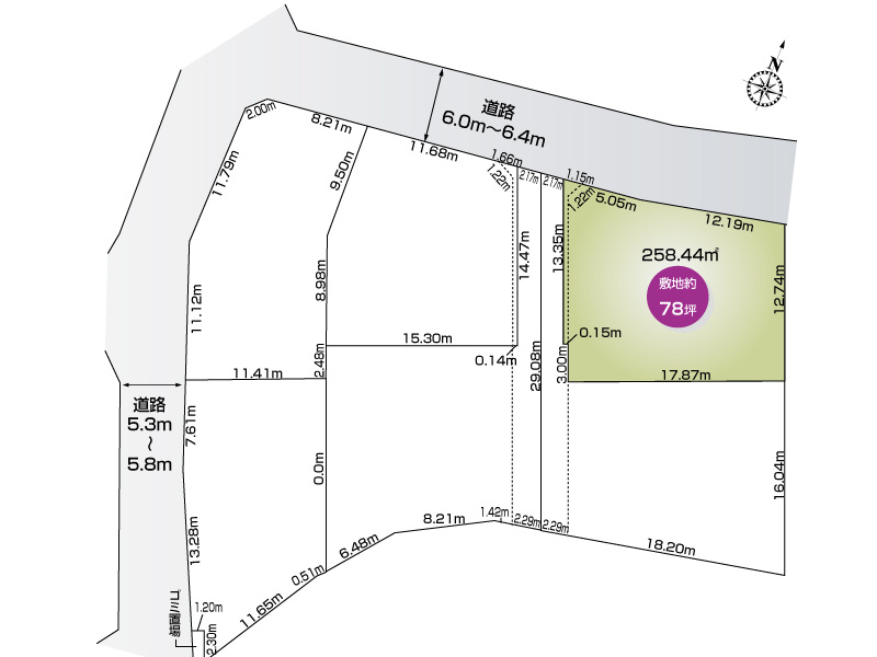 【３号地：区画図】