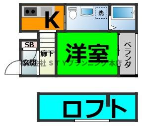 仲介手数料０円！L’endroit apaisantの間取り
