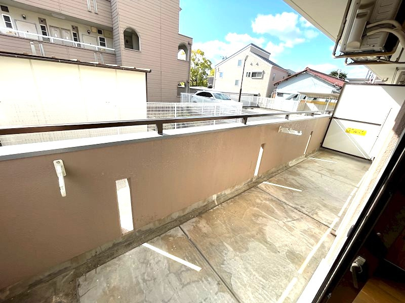 ドリームコートのバルコニー