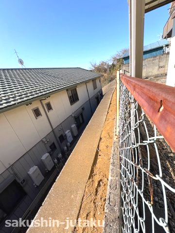 萱田町　売地の外観|南側擁壁あり（建築確認取得済み）
