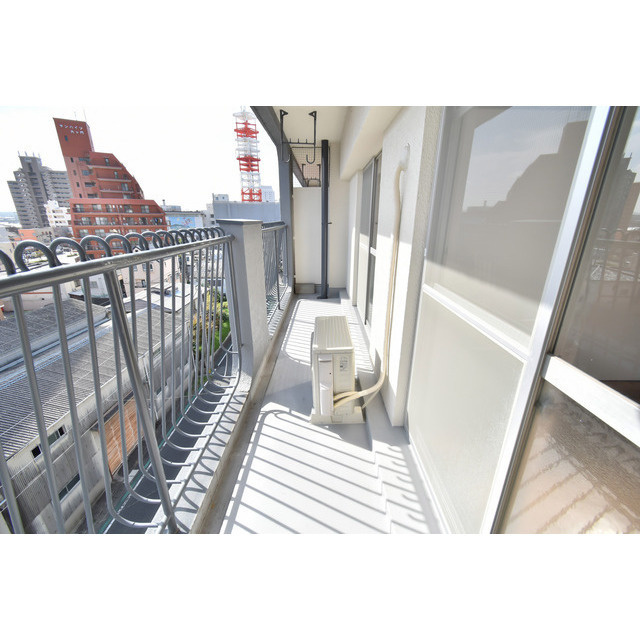 久留米市原古賀町の賃貸マンションのバルコニー