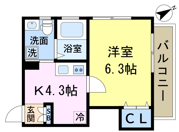 ニューライフ篠崎の間取り