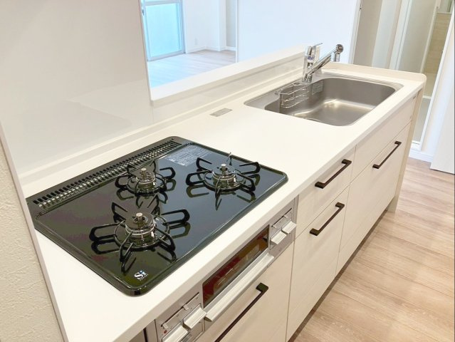 東峰マンション長者原のキッチン|キッチン新規交換済みです！