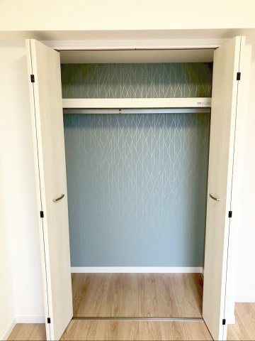 東峰マンション長者原の収納|クローゼットは全て枕棚付きで使い勝手が良いですね！