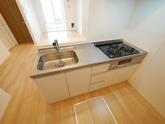 クレメント東九条Ａのキッチン|きれいなキッチンです