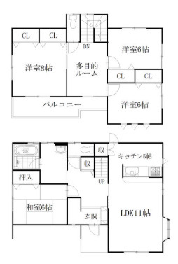 【間取り】 | 太田市宝町　中古住宅
