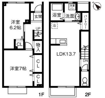 Four Leaf Cloverの間取り