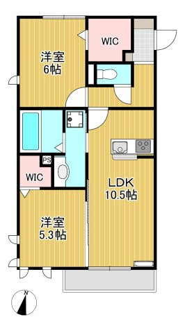 roi de l’ours IIIの間取り