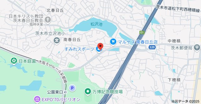 グランディール茨木の地図