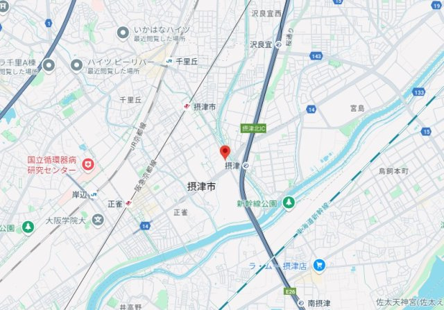 メゾンプランタンの地図