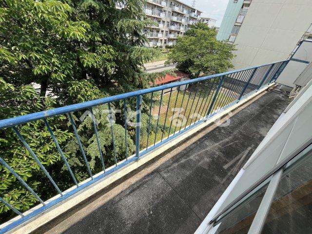 ウインズ土山のバルコニー