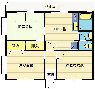 ウインズ土山の間取り