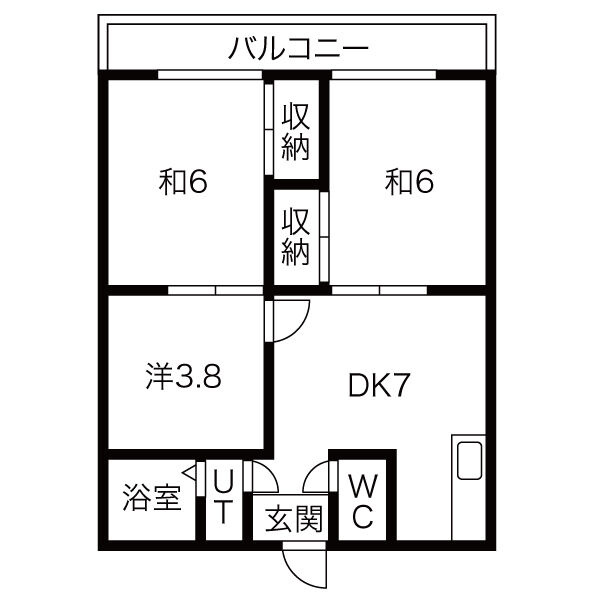 南根ハイツ　　刈谷市近郊の賃貸ならクラスホーム刈谷の間取り