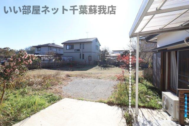 草刈戸建貸家の庭