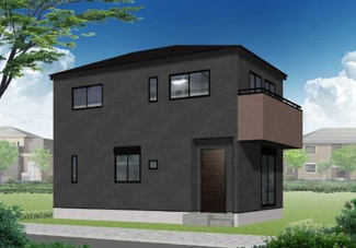 【外観パース】 | 春日部市粕壁　新築分譲住宅