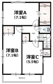 【間取り】 | 春日部市粕壁　新築分譲住宅