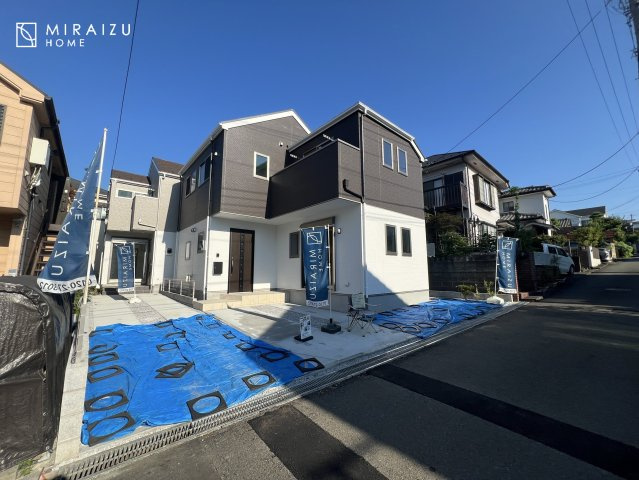 【外観】 | 陽の光をたっぷりと浴びながら気持ち良く生活が出来ます。夢のマイホーム、夢ではなく実現出来ます！見学・ご相談等、お気軽にご連絡下さい。