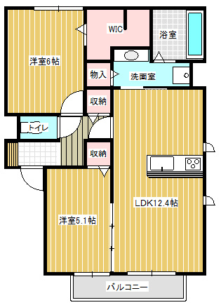 グレース青柳Bの間取り