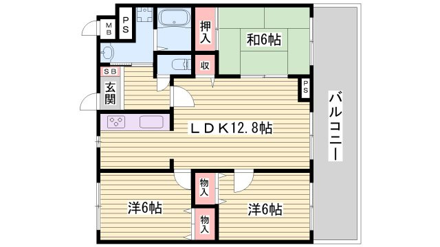 アルコート高岡の間取り