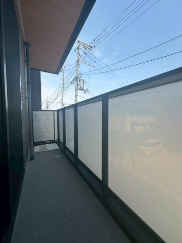 グランディールさわらぎのバルコニー
