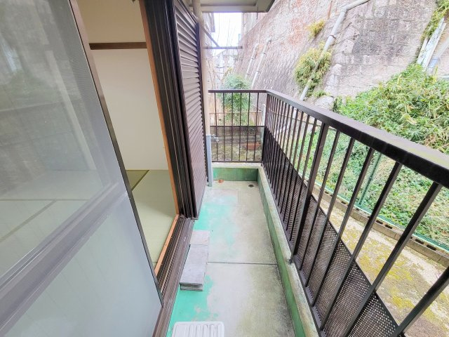 ロイヤル南生駒のバルコニー