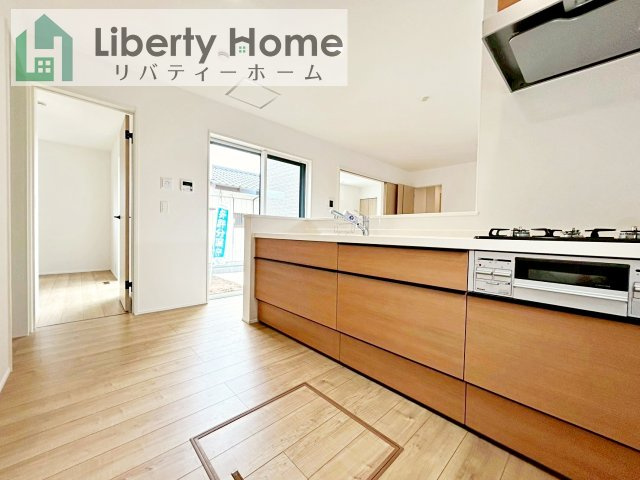 土浦市乙戸24-1期　新築戸建のキッチン