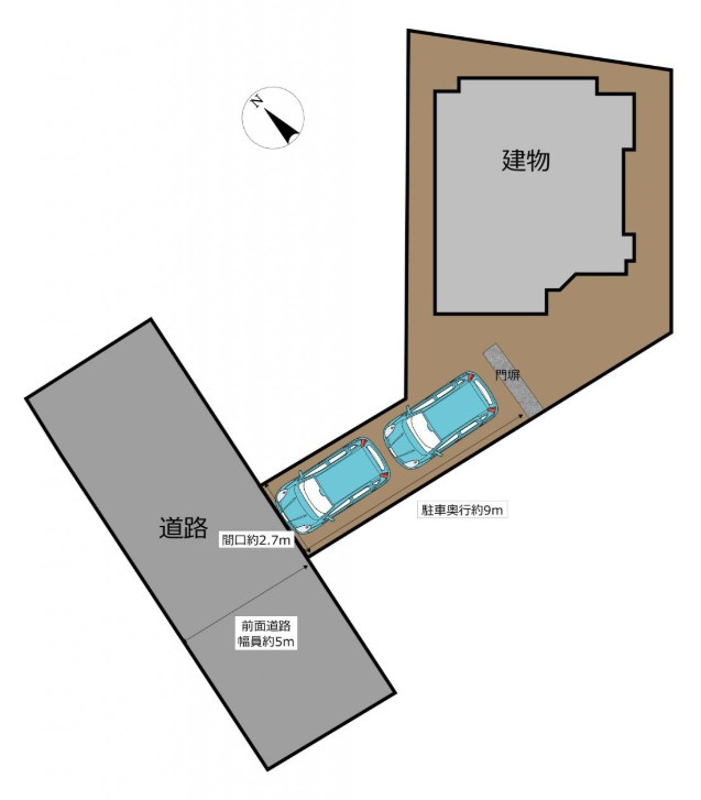 リフォーム済中古戸建　江南市飛高町本町　昭和60年築の区画図