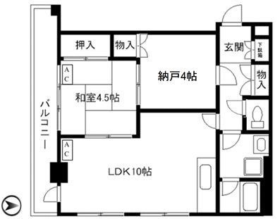四谷グリーンマンションの間取り|四谷グリーンマンション