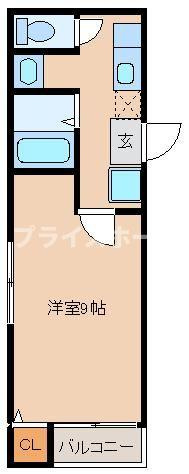 【間取り】 | リテラ香椎Ⅱ