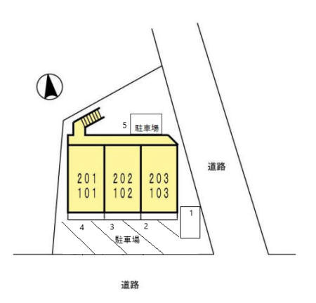 ステアハイツの駐車場