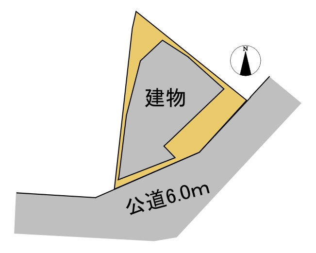中古戸建　不破郡垂井町　昭和56年築の区画図