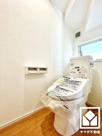 八幡市八幡軸　第4　1号棟のトイレ