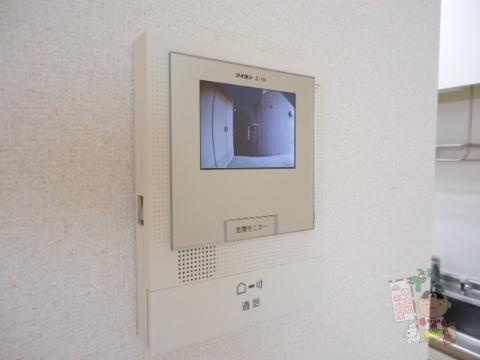 シャーメゾン大供のセキュリティ|カメラ付インターホン