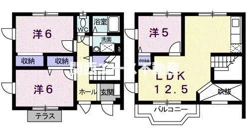 【間取り】 | クレストール八上