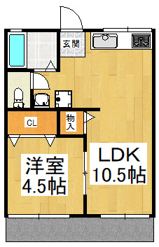 【間取り】 | 阪口ハイツ