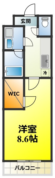 モンサント旭町の間取り