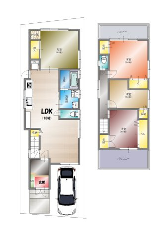 【間取り】 | 西京区山田大吉見町